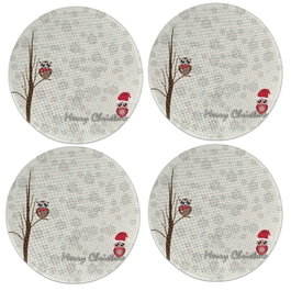 Hermia Salvamanteles de 37 cm Multicolor (Set de 4)